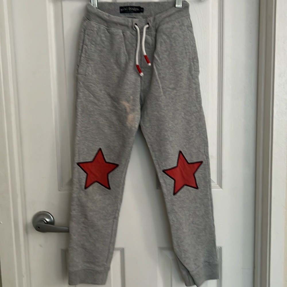 Mini Boden Star patch sweatpants
